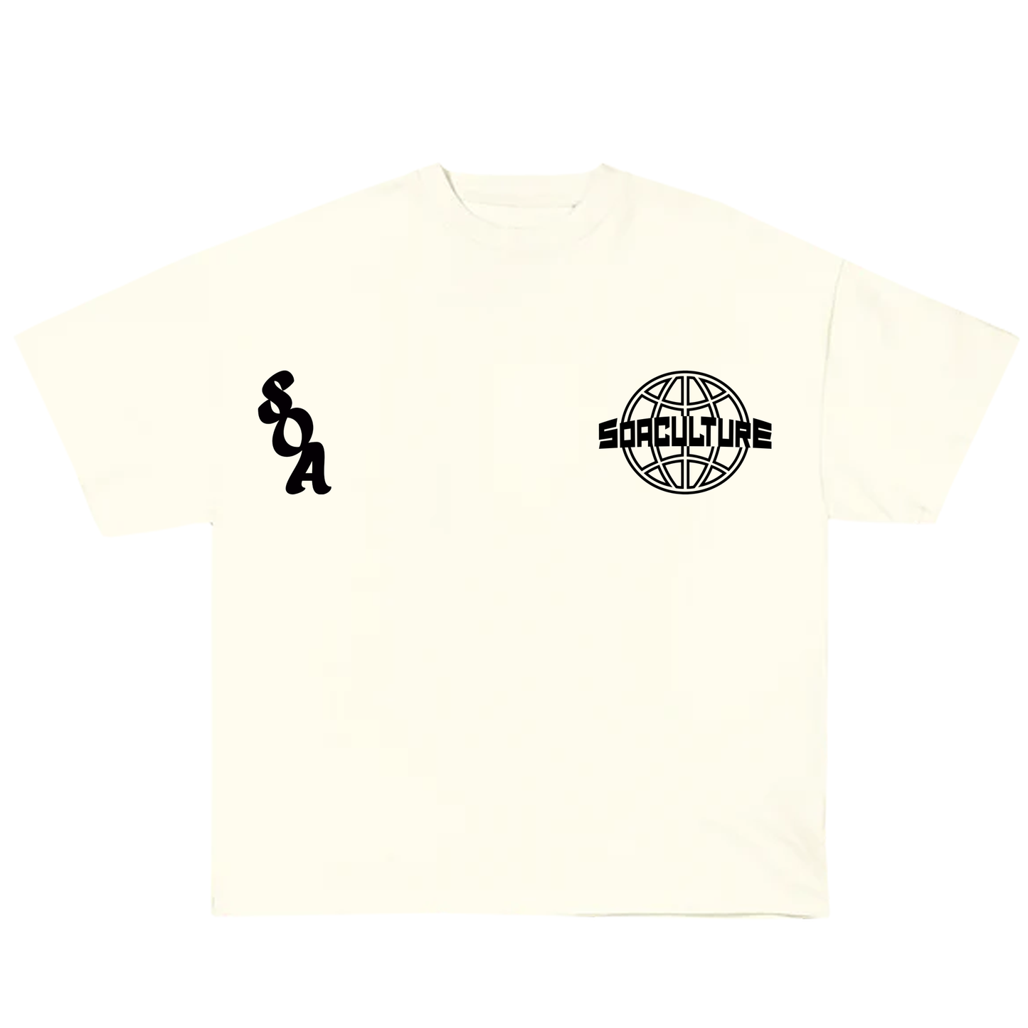 SOACULTURE White Staple T-shirt